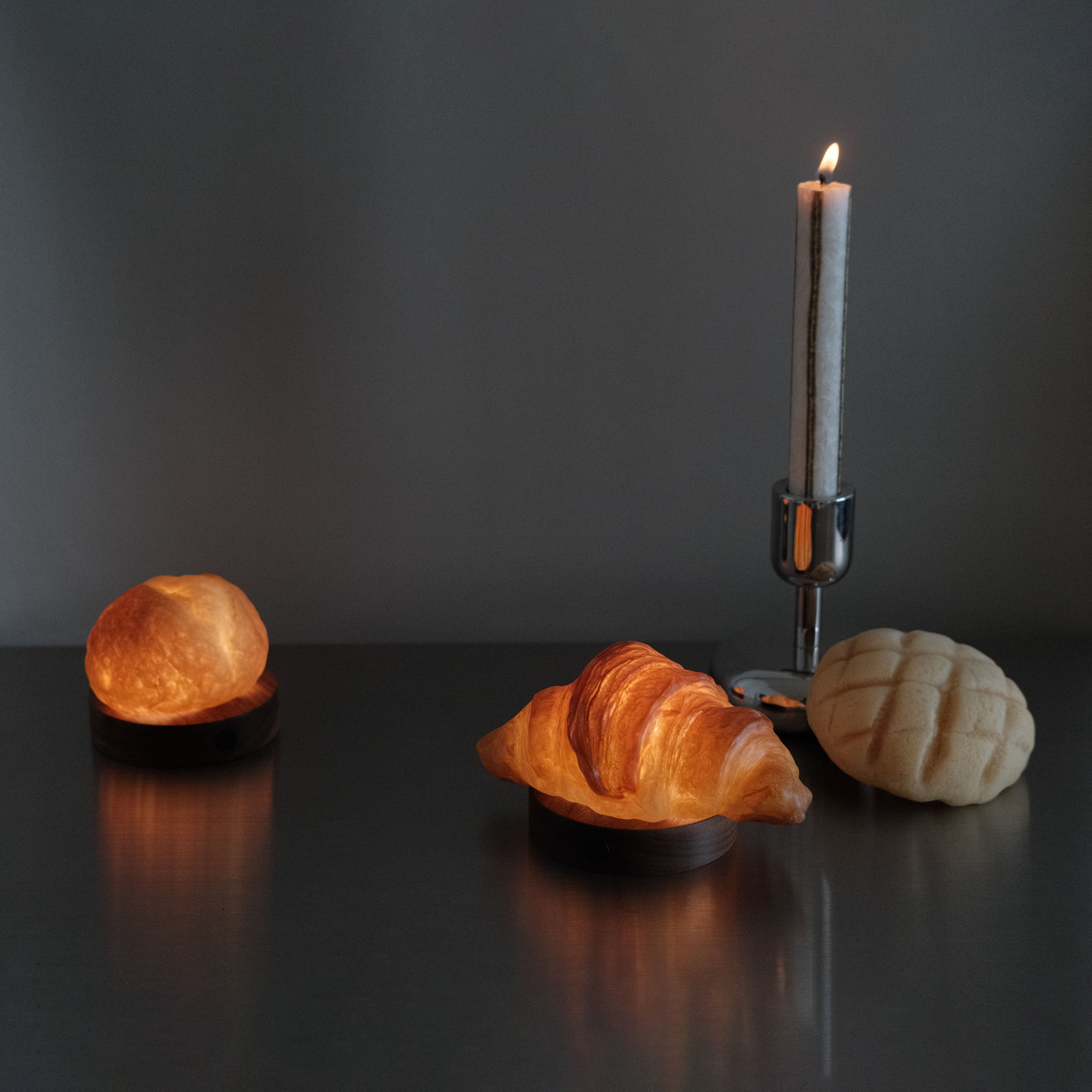 LUMI PAMPSHADE Collection | Lumi Base Bread Lamp (充電式)