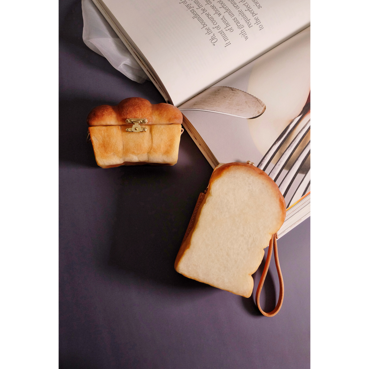 Collection en édition limitée | Boîte à trésors « Baby Loaf » (avec bandoulière à chaîne) [Fabrication sur commande]