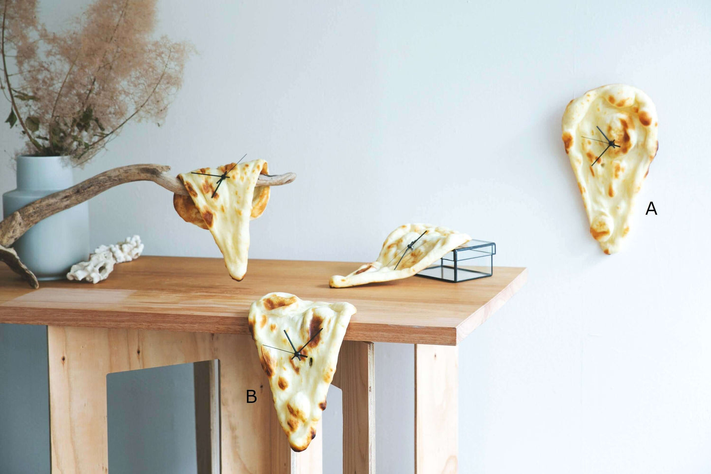 NAAAAN Time Flat: A Clock Made of Real Naan Bread!