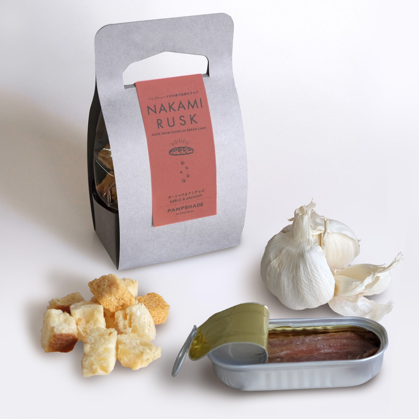 Nakami Rusk - Made from Inside of Bread Lamp! Garlic & Anchovy