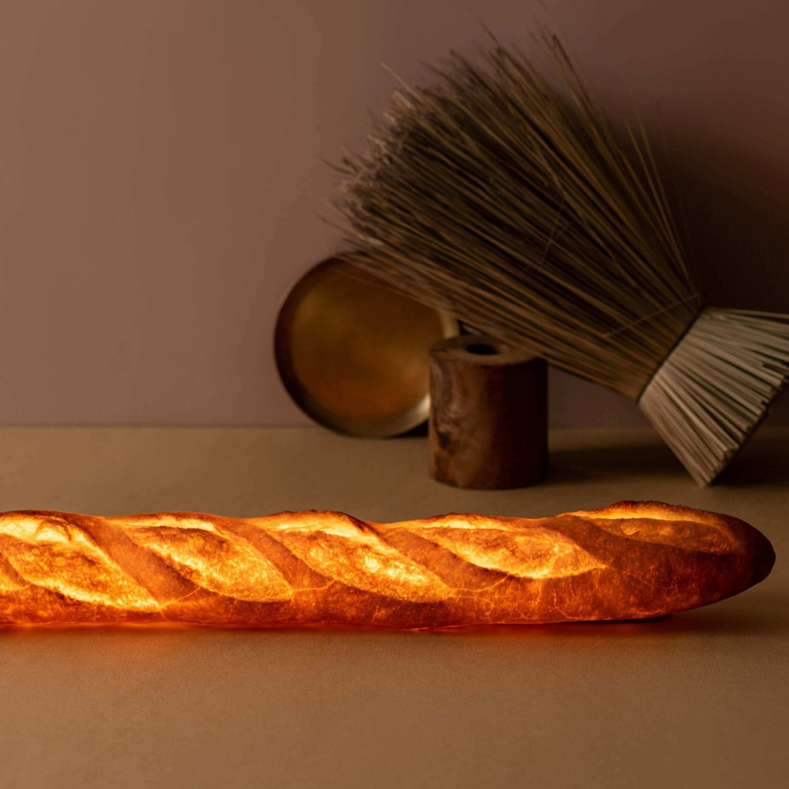 Baguette Bread Lamp (with AC Power Cord) | Pampshade