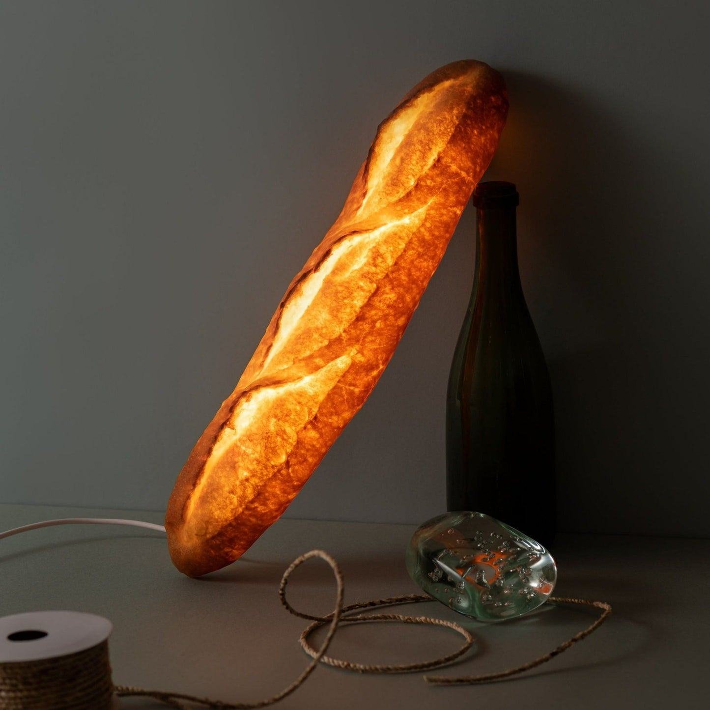 Batard Bread Lamp (LED Light with AC Power Cord)