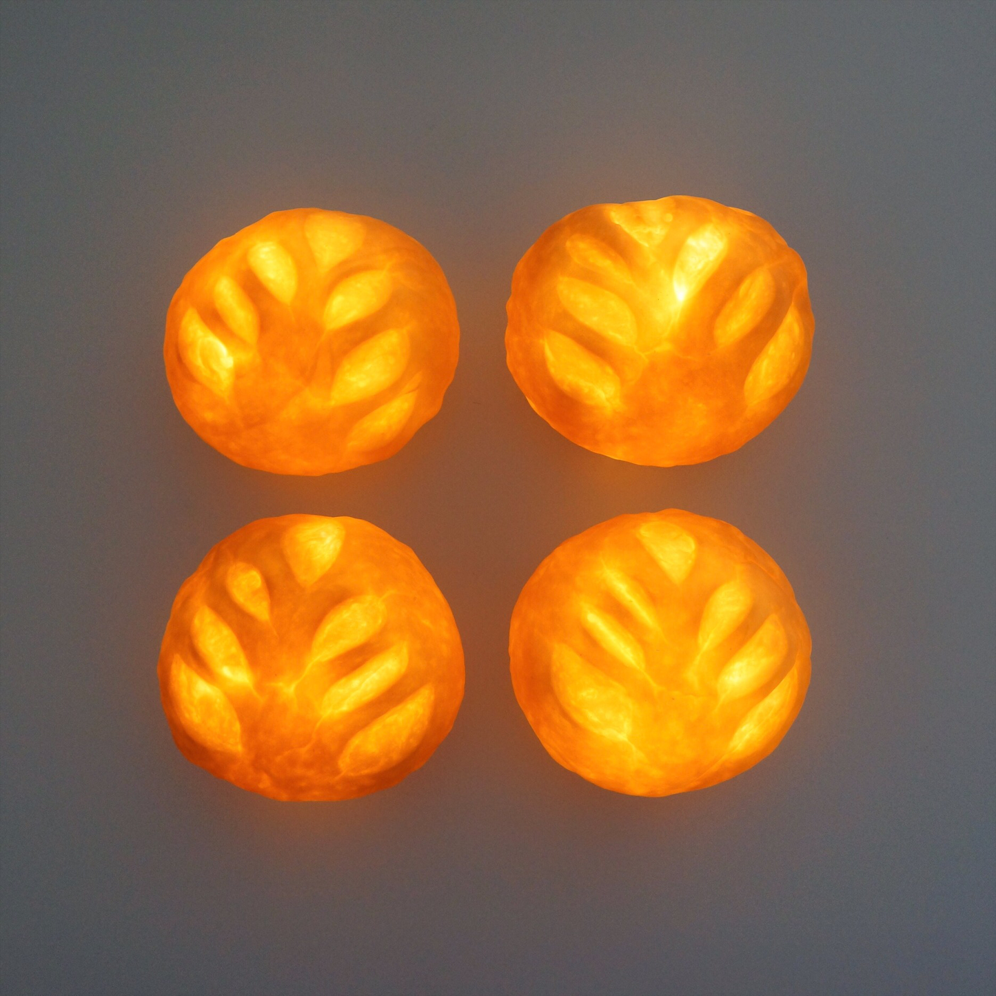 [Limited] Round Leaves Bread Lamp (Battery Powered LED Light)