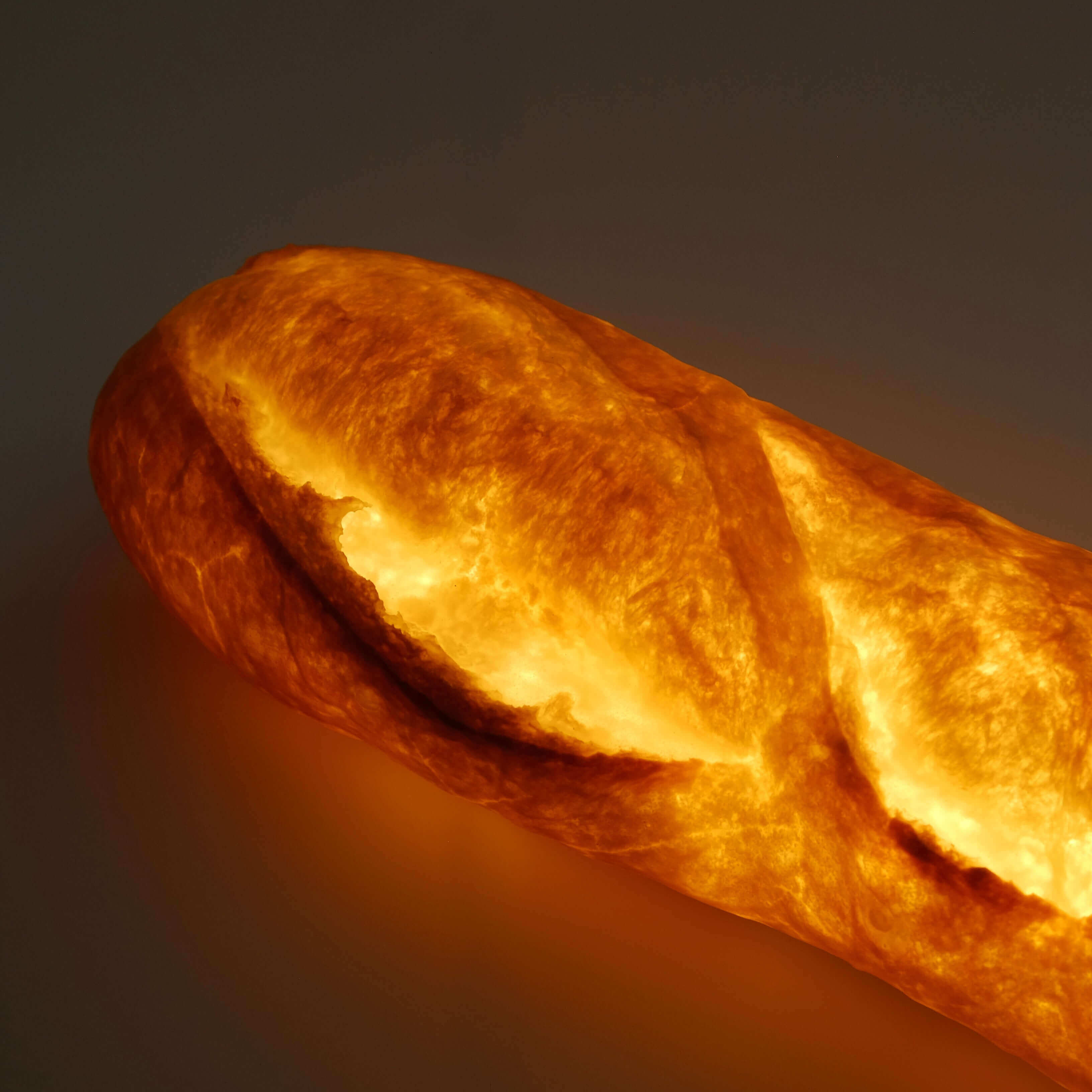 Batard Bread Lamp (LED Light with AC Power Cord) | Pampshade