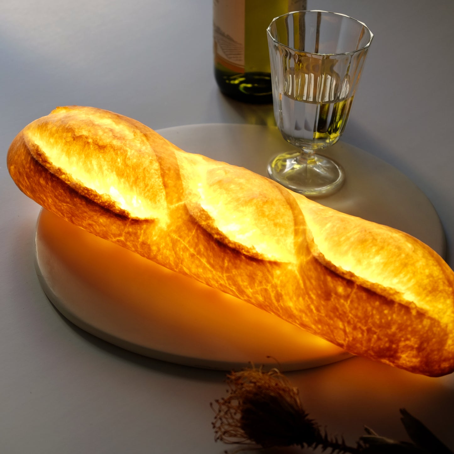 Batard Bread Lamp (LED Light with AC Power Cord)