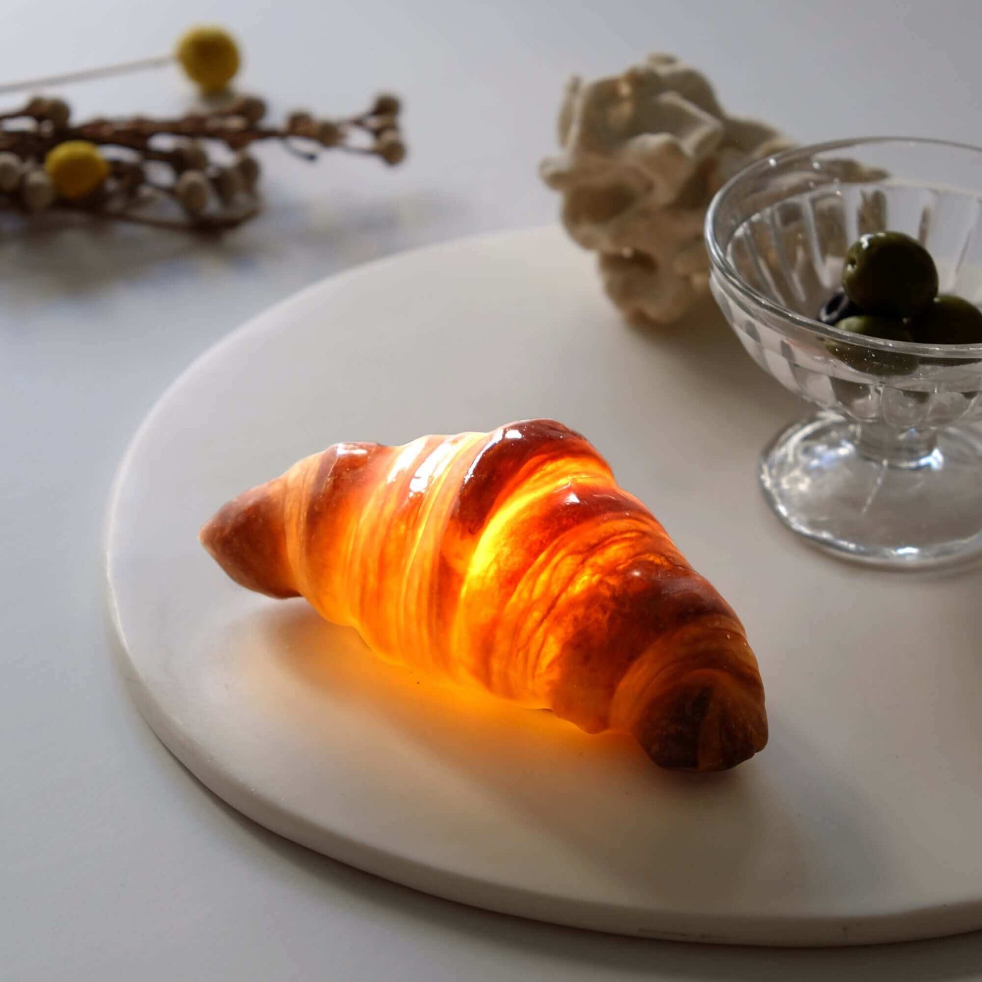 クロワッサン Bread Lamp （電池タイプ）| PAMPSHADE | Yukiko Morita PAMPSHADE Online shop