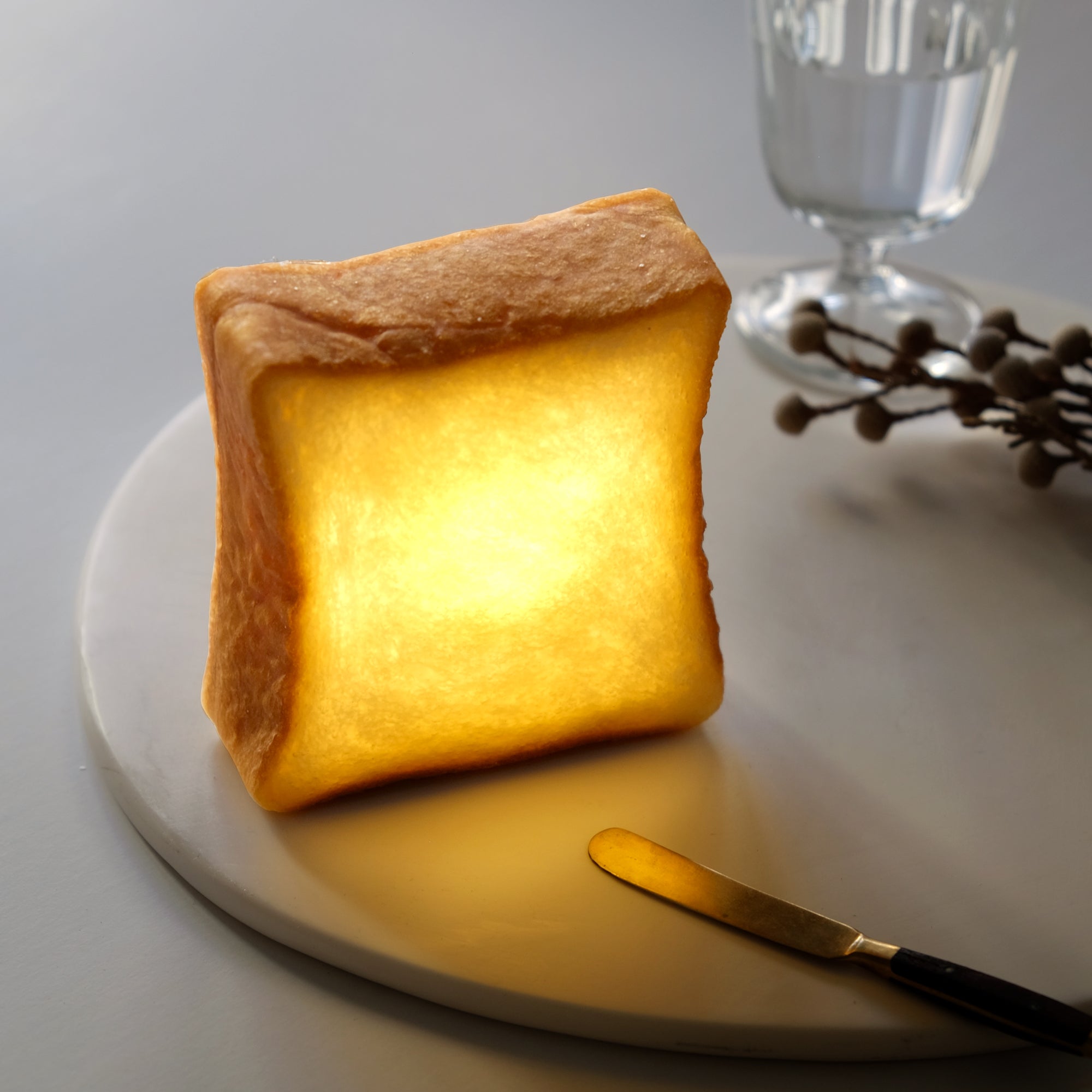 Toast Bread Lamp (Battery Powered LED Light) | Pampshade